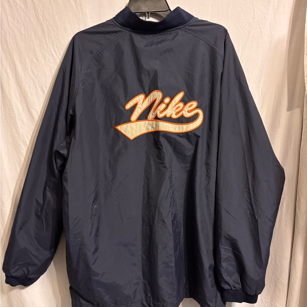 Nike Vibrant Orange and Dark Blue Jacket
